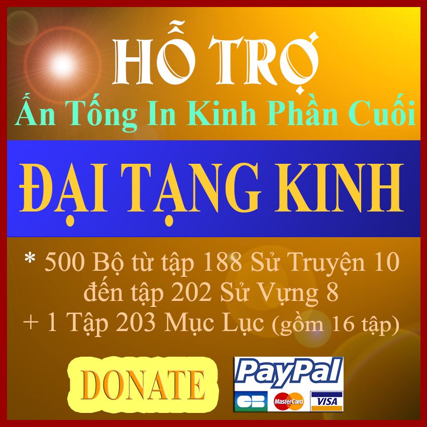 Quý Đàn Việt hỗ trợ tài chánh, xin gởi về tài khoản ASSOCIATION CƠ KIM HỘI